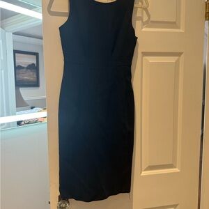 Elie Tahari Black Sheath Midi Dress for Cocktail